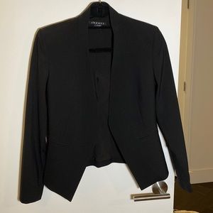 Theory black lanai blazer suit jacket size 0